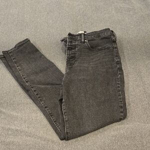 Everlane Charcoal High Rise Skinny Jeans